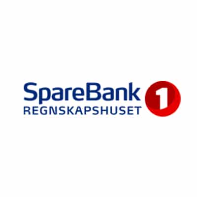 Sparebank 1 Regnskapshuset blå og rød logo